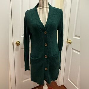 Grace & Lace green bamboo cardigan-M